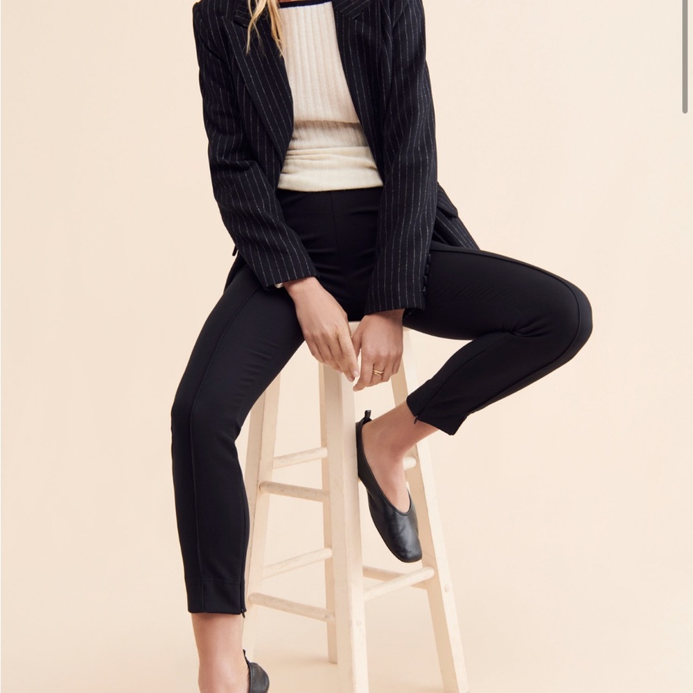 Anthropology Women's Black Legging Trousers